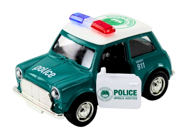 Klasické policejní auto 1:38 Světla pohonu zní zeleně