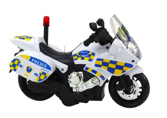 Policejní motocykl Motocykl Světlo Zvuk Motocykl Mix