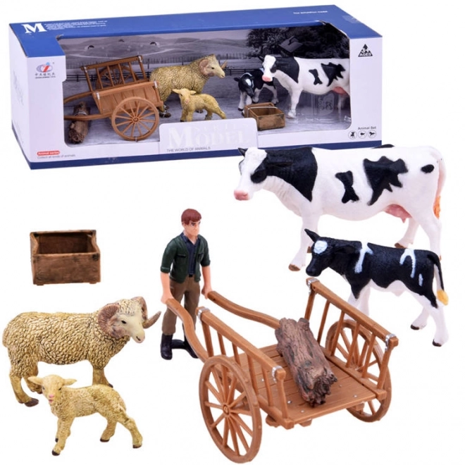 Zvířata farma Kráva sada figurek ZA2606 – C