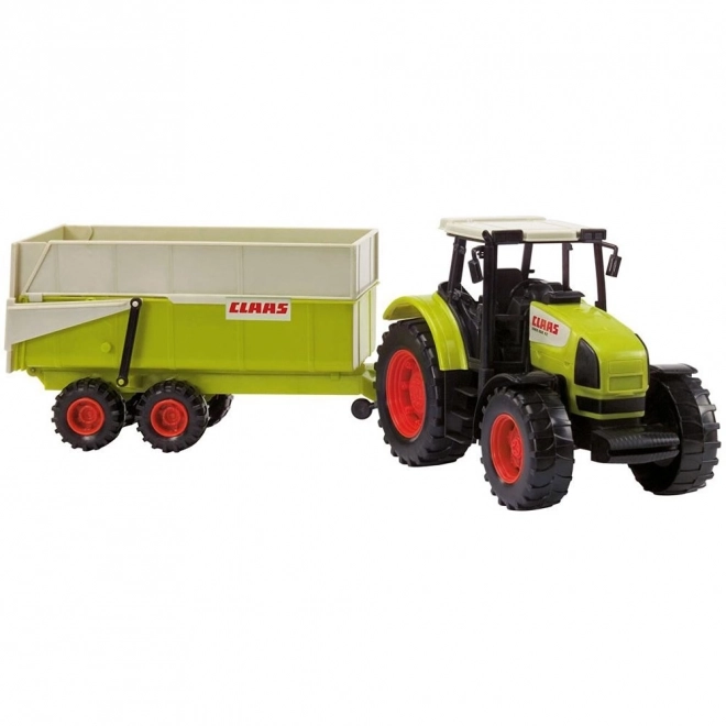 Traktor Claas Ares s přívěsem