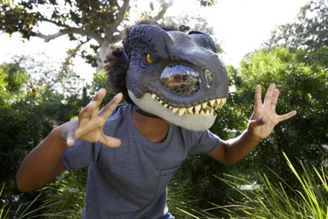 Jurský svět T-Rex maska se zvuky