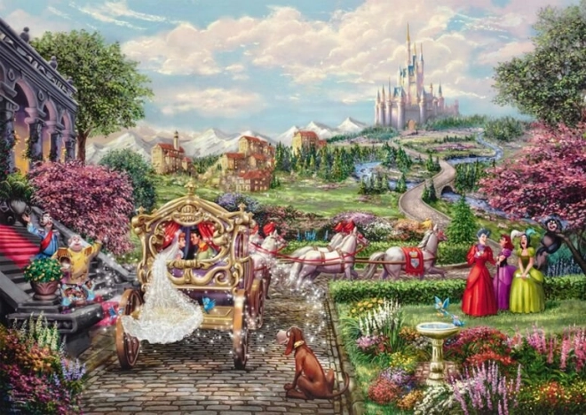 SCHMIDT Puzzle Popelka: Šťastně až navěky 1000 dílků