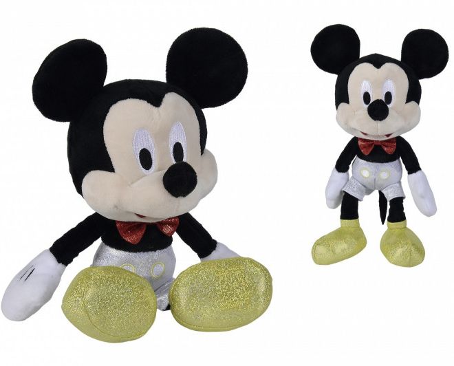 Disney D100 plyšový maskot Mickey platinová kolekce 25 cm
