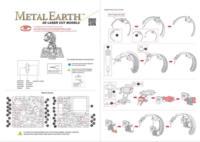 METAL EARTH 3D puzzle Star Wars: Destroyer Droid