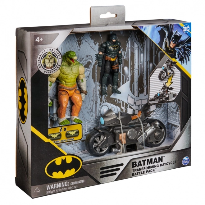Batman s vozidlem a nepřítelem 10 cm