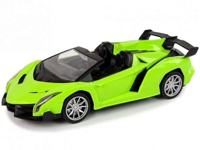 Dálkově ovládané sportovní auto R/C 1:18 zelené