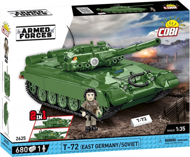 COBI 2625 Armed Forces T-72 (DDR/SOVIET), 1:35, 680 k, 1 f