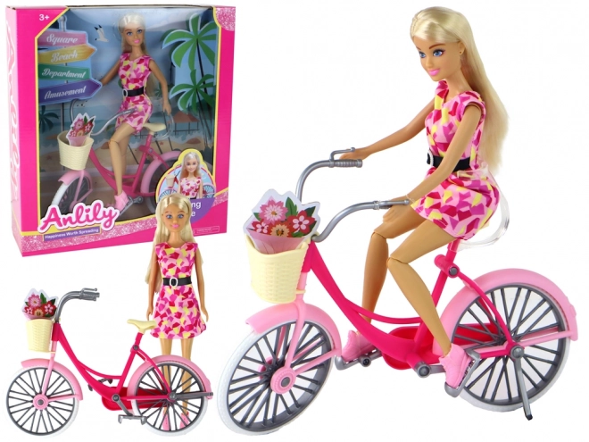 Anlily Doll Biker Pink Set