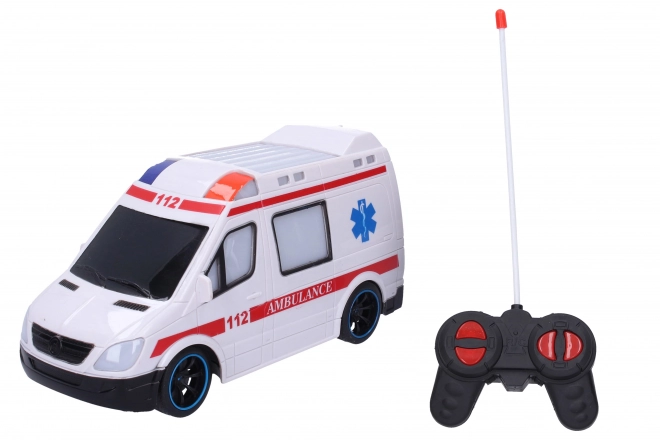 RC sanitka na dálkové ovládání 21 cm
