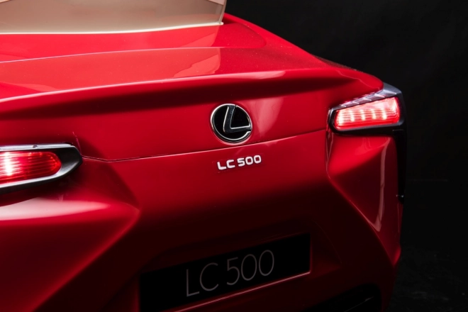 Lexus LC500 elektrické auto pro děti červené