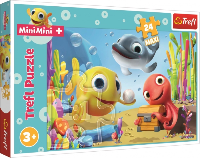 Puzzle 24 Maxi Veselá Rybička Mini Mini