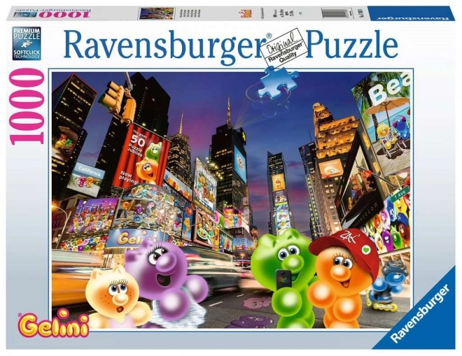 RAVENSBURGER Puzzle Gelini na Time Square 1000 dílků