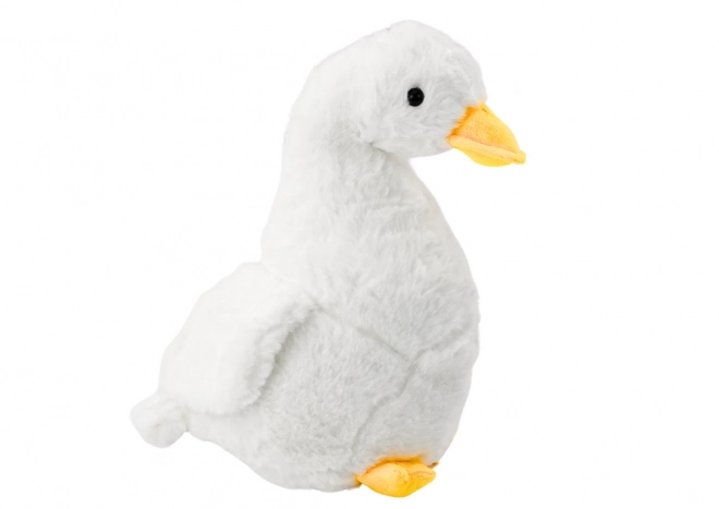 Bílý plyšový maskot husy Snuggle Duck 30 cm