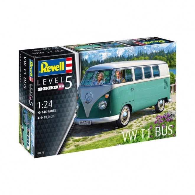 Plastikový model VW T1 Samba Bus