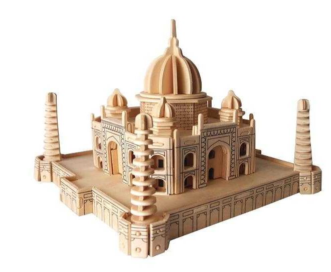 Woodcraft Dřevěné 3D puzzle Taj Mahal