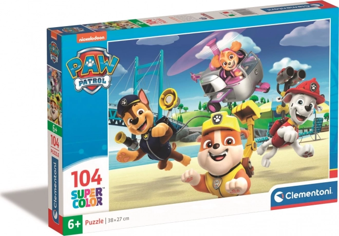 CLEMENTONI Puzzle Tlapková patrola 104 dílků