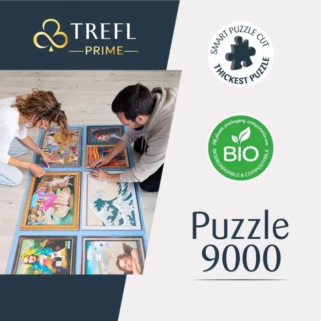 TREFL Puzzle UFT Staré nebeské mapy souhvězdí 9000 dílků