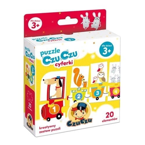 CzuCzu puzzle vlak s čísly – učení počítání