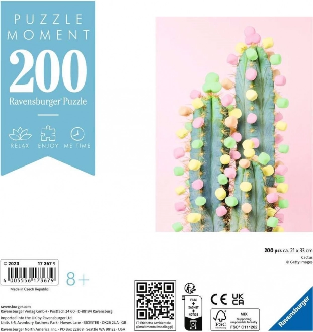 RAVENSBURGER Puzzle Moment: Kaktus 200 dílků