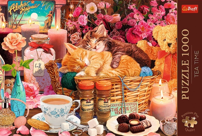 TREFL Puzzle Premium Plus Tea Time: Všechno hezké 1000 dílků