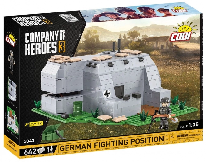 COBI 3043 COH German Fighting Position, 1:35, 642 k, 1 f