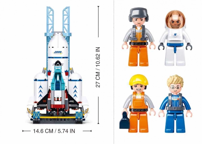 Sluban Space M38-B1199 Středisko pro start raketoplánu