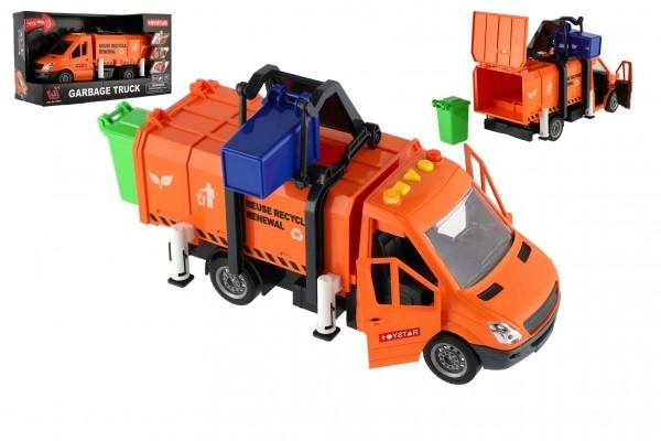 Popelářské auto na setrvačník 30 cm