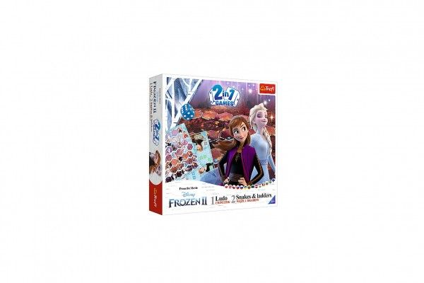 Soubor her 2v1 Člověče, nezlob se, Hadi a žebříky Frozen II/Ledové království II v krabici 24x24x5,5