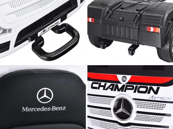 Elektrické auto TIR Mercedes Benz Actros – Bílá