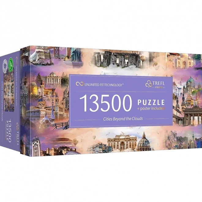 TREFL Puzzle UFT Města za oblaky 13500 dílků