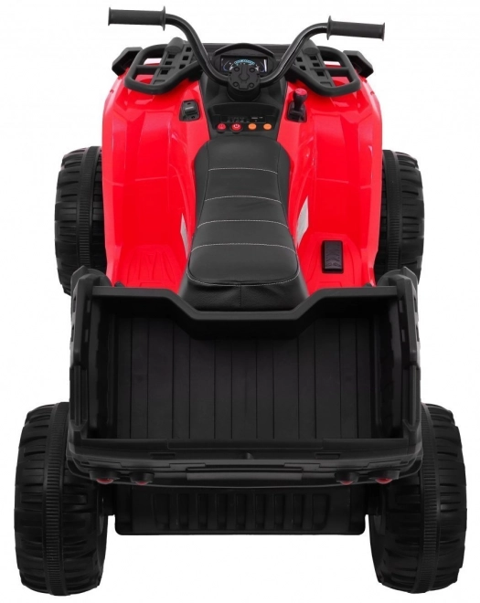 Čtyřkolka XL ATV 2,4GHz na baterie pro děti Červená + dálkové ovládání + pohon 4x4 + nosič zavazadel + startování zdarma + EVA + LED audio