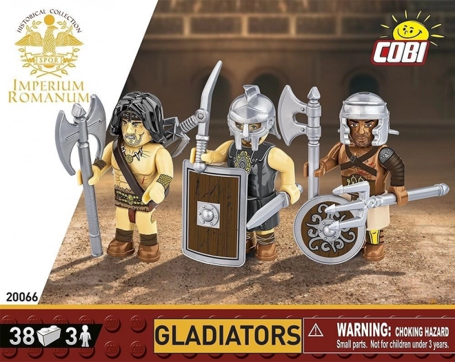 Římská říše - Gladiátoři 3 figurky