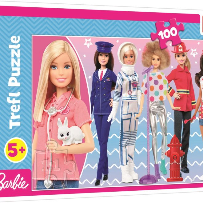 TREFL Puzzle Barbie 100 dílků