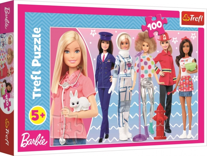 TREFL Puzzle Barbie 100 dílků