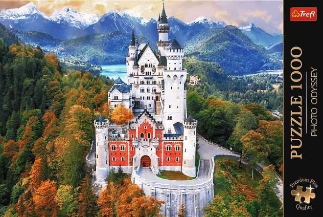 TREFL Puzzle Premium Plus Photo Odyssey: Zámek Neuschwanstein 1000 dílků