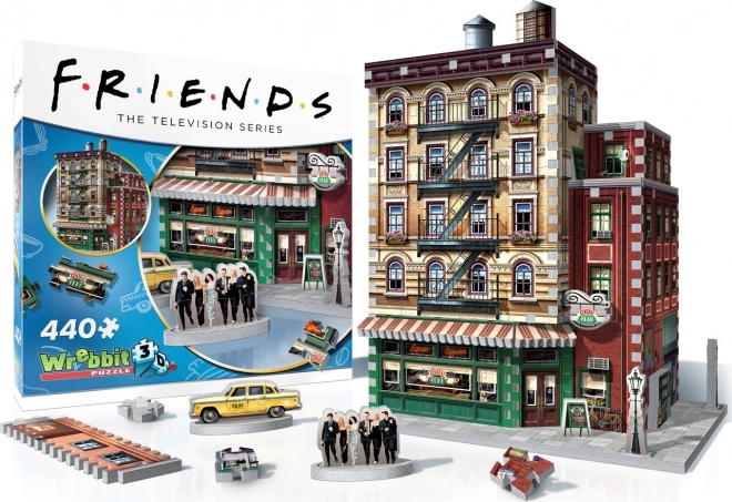 WREBBIT 3D puzzle Přátelé: Central Perk 440 dílků