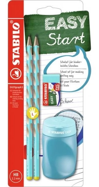 STABILO EASYgraph Školní set pro leváky modrý