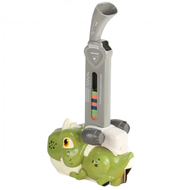 Elektrická lokomotiva dinosaurus na kostky Domino