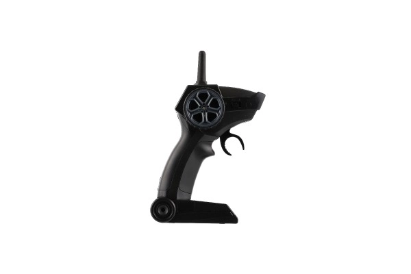 Motorový člun/loď do vody RC plast 22cm černý na baterie+dob. pack+USB 2,4Ghz v krabici 29x22x9cm
