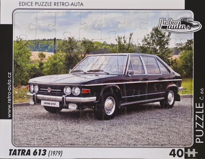 RETRO-AUTA Puzzle č.66 Tatra 613 (1979) 40 dílků