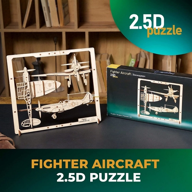 3D puzzle stíhací letoun