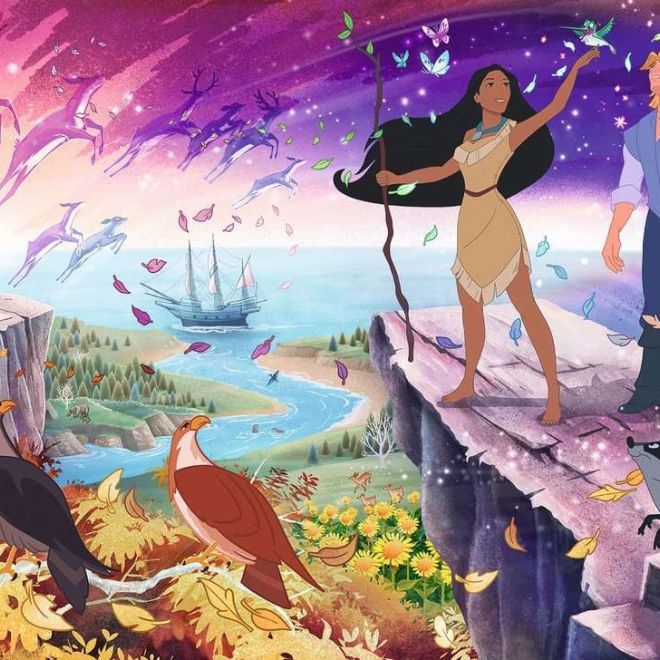 Puzzle 1000 prvků Pocahontas