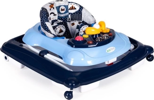 ECOTOYS Chodítko interaktivní modré