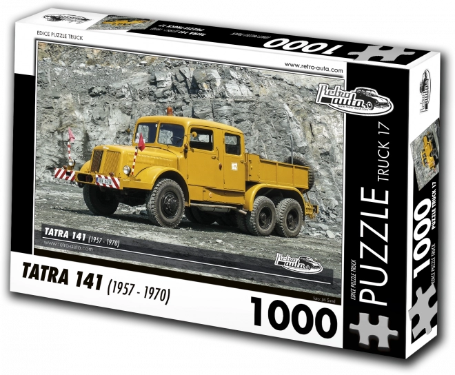 RETRO-AUTA Puzzle TRUCK č.17 Tatra 141 (1957-1970) 1000 dílků