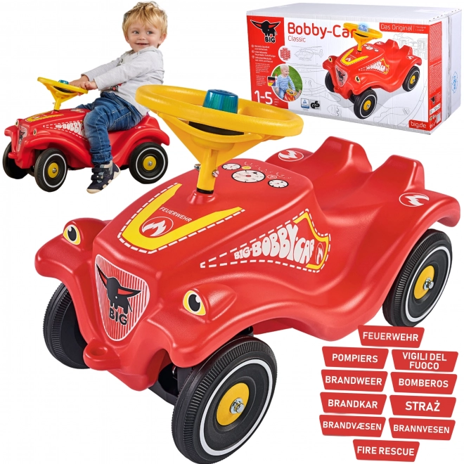 Jeźdík Bobby Car hasičský auto se zvukem