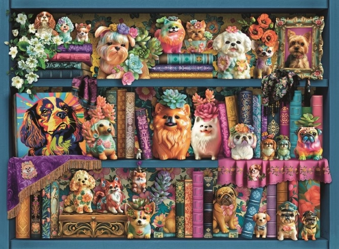 Puzzle Roztomilí porcelánoví mopslíci