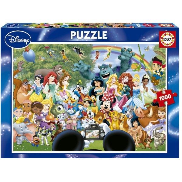 Puzzle 1000 prvků Wonderful Disney World