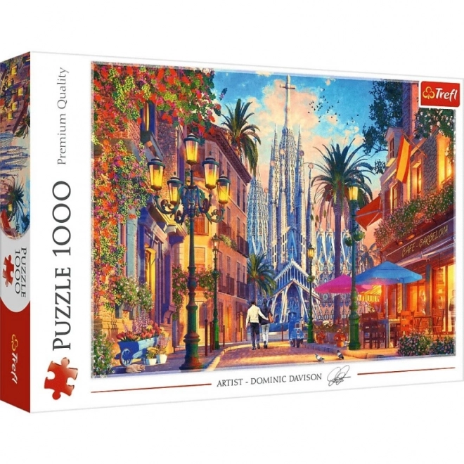 Puzzle 1000 prvků Barcelona Španělsko