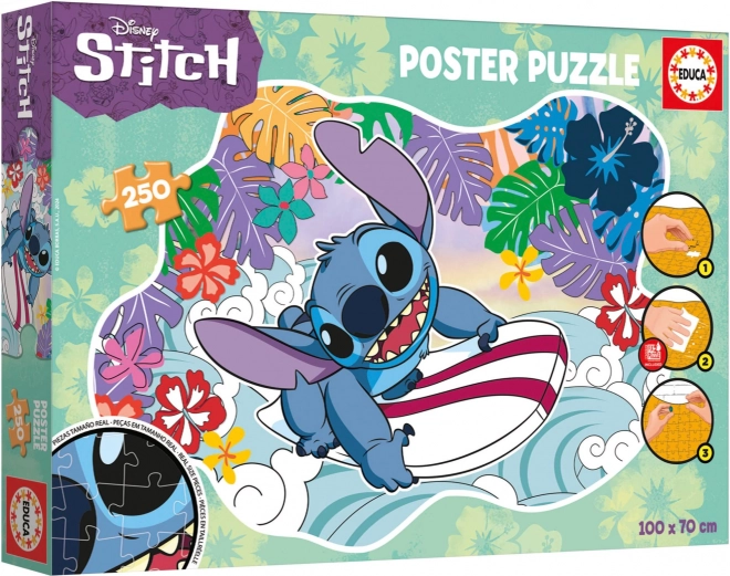 EDUCA Poster puzzle Stitch 250 dílků