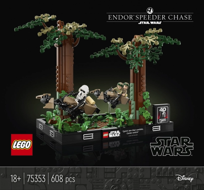 LEGO® Star Wars™ 75353 Honička spídrů na planetě Endor™ – diorama